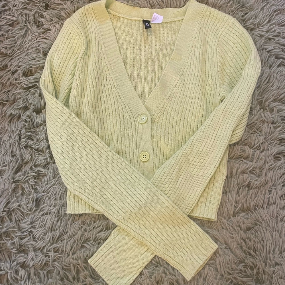 Green Cardigan